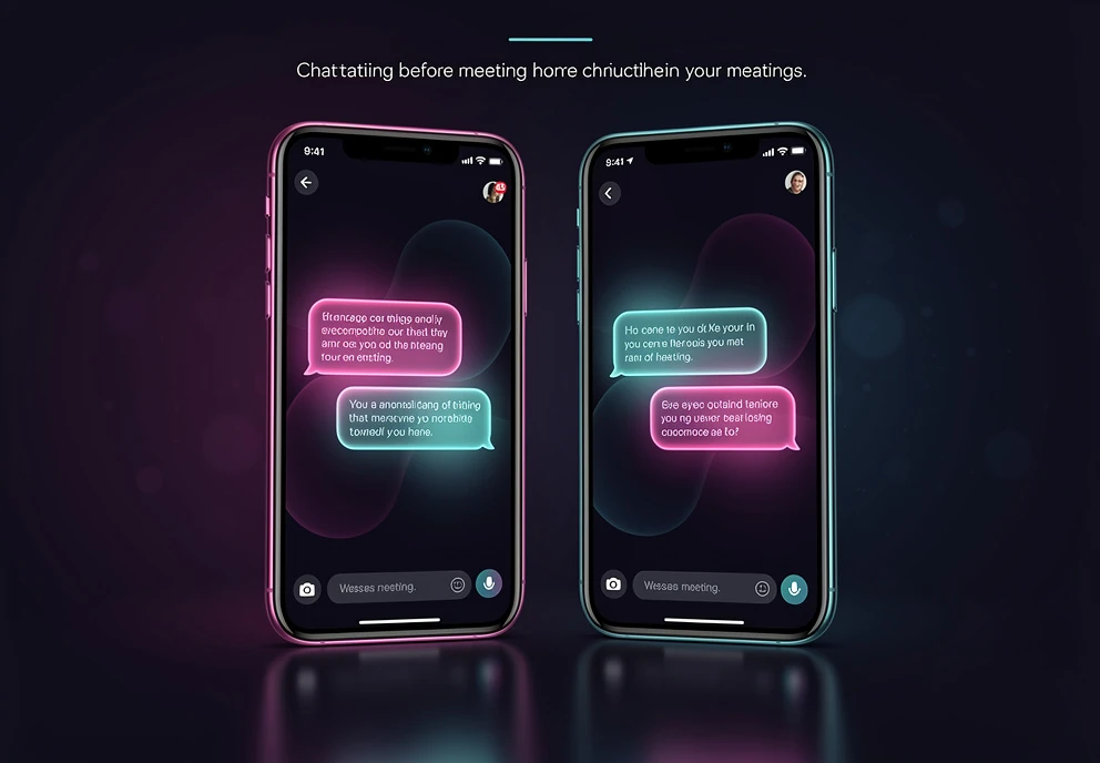 Conversación antes de la cita: chat travesti como primer paso